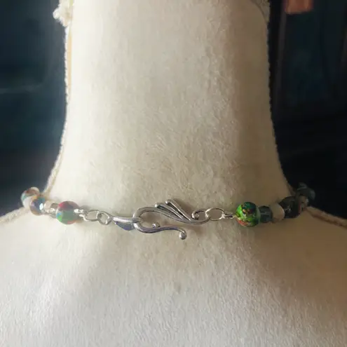 Handcrafted genuine stone cal silica citrine bow tie pendant necklace Silver