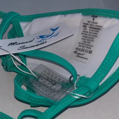 NWT Mermaid Swimwear | Dolls Kill | Wild Style Bikini Set Size Small Black