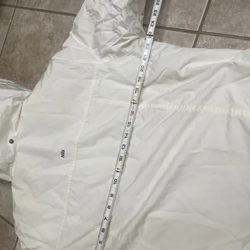 NILS Women's Ski Coat Jacket Snowboardi White Ivory Size 8 outdoors with hood