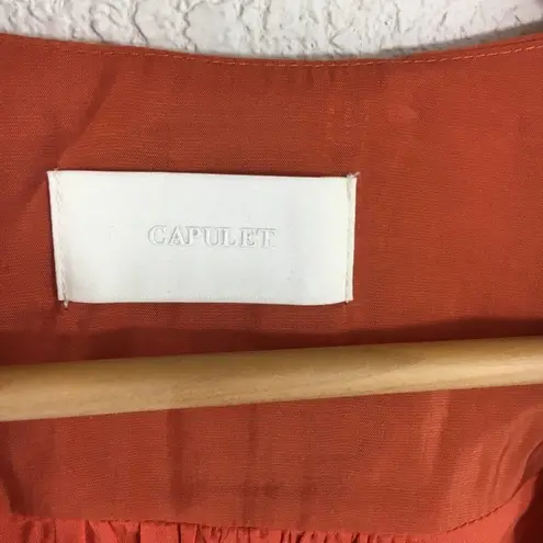 Capulet NWT Kendra spice button front mini dress