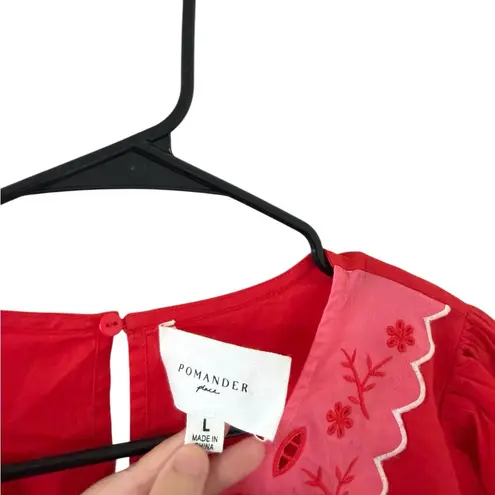 Tuckernuck Pomander Place Georgie Red Dress Size L