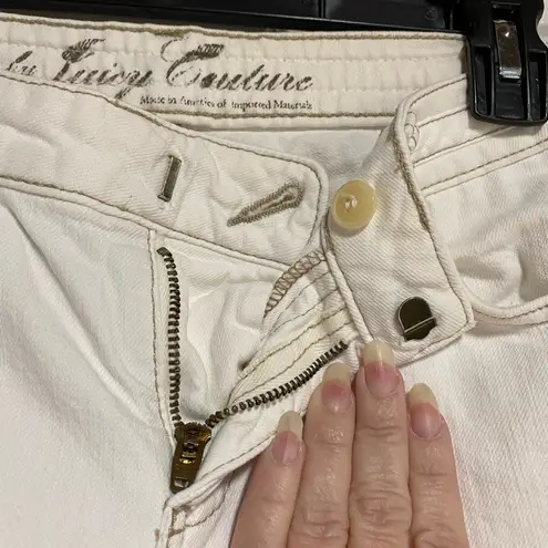 Juicy Couture Y2K Vintage  White Jeans Size 29