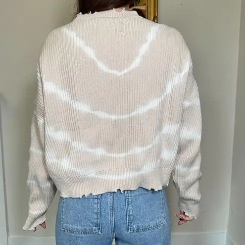 Pistola Eva Tie Dye Sweater Distressed Edges Size Medium