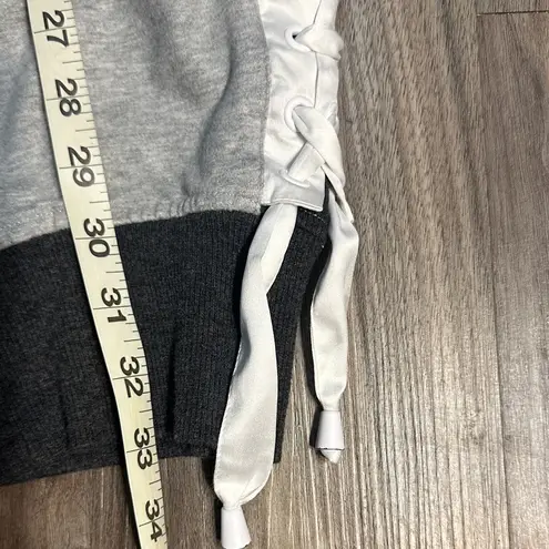 Blanc Noir Women’s Cotton Joggers w/ Satin Lace