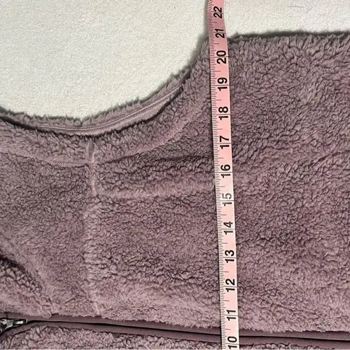 Free Country Plush Vest Dusty Wood Rose Size Large NWT