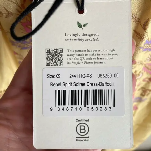 SPELL Rebel Spirit Soiree Dress Daffodil Yellow Size XS