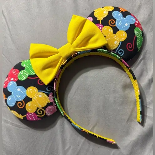 Disney's Mickey Mouse Balloon Ears Headband with Yellow Cotton Bow