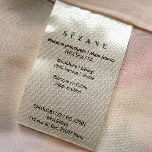 Sézane NWT Sezane Rosella in Monday Printed Flowers Floral Silk Midi Dress 40 / US 8