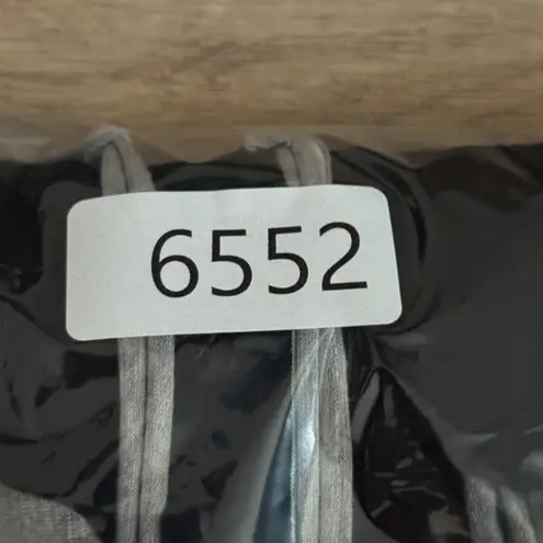 IC by Connie K Fringe Tunic Top Women Large Gray Black Casual Comfy Lagenlook