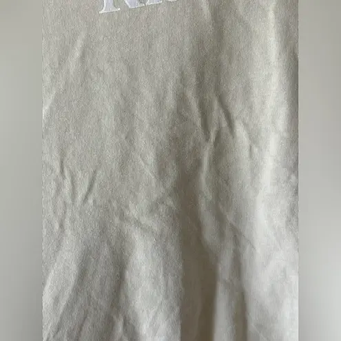 Kith logo tee long sleeve beige sand ash crewneck top oyster mushroom pullover White Size XS