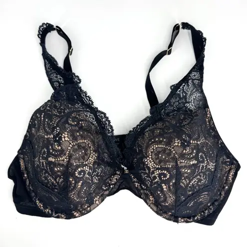 Thirdlove Bundle of 3 Padded Bras Black Cream with Lace Detail Size 36D