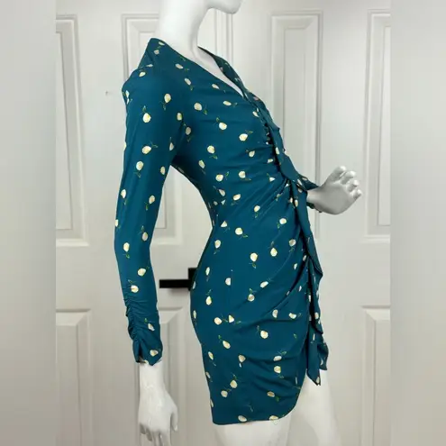 Intermix Blue Bodycon Long Sleeve Dress. D37