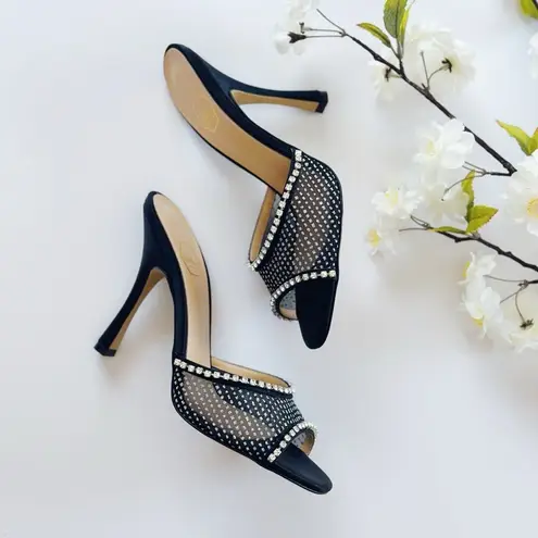 NEW Nalebe by Amina Women's Means Stellar Slip On Mule in Black Size 7