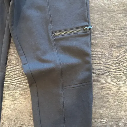 Matilda Jane Medium Charcoal Zip Zip Hooray Moto Leggings