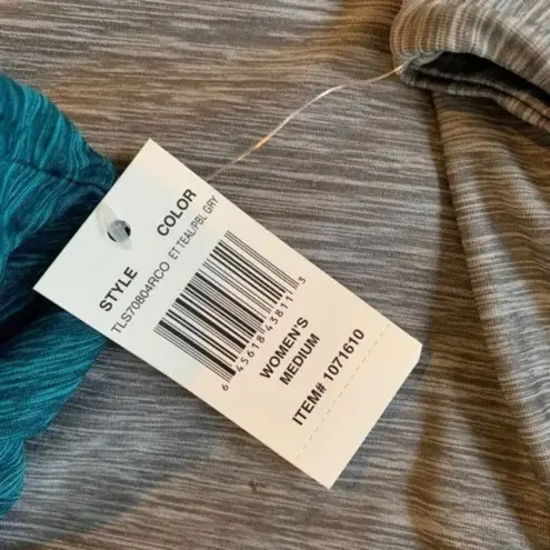 32 Degrees Heat 32 Degree Shirt Set Teal Gray Heathered