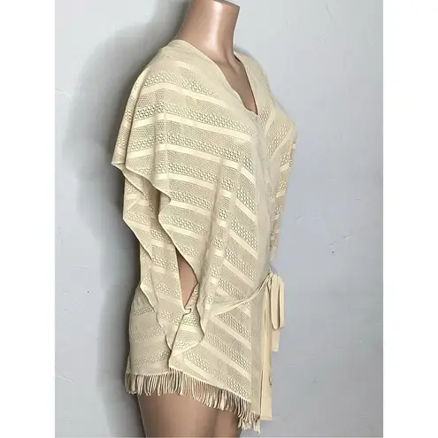 PilyQ New. PQ golden tan poncho cover-up. One size. Retails $134