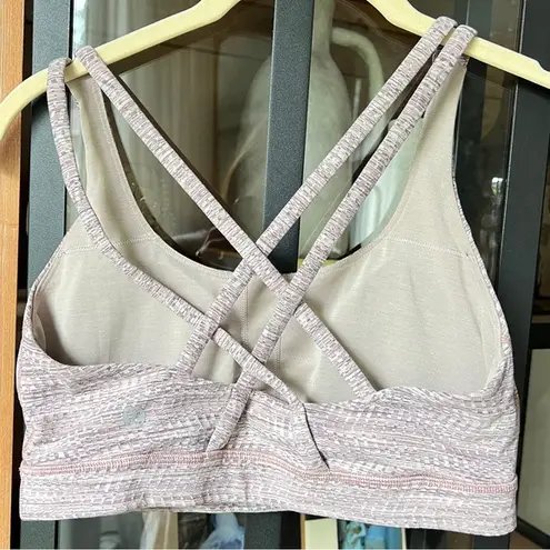 Lululemon  Energy Bra Arrow Jacquard Antique Bark Copper Coil workout sports bra