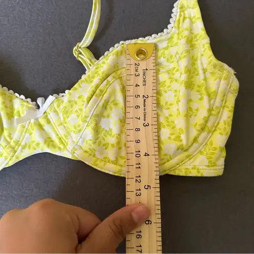 Bikini Coquette Floral Green/Yellow Yellow Size M