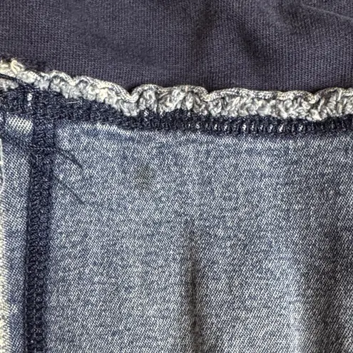 Trendy Blue Flare Jeans with Yellow Stripe Size undefined