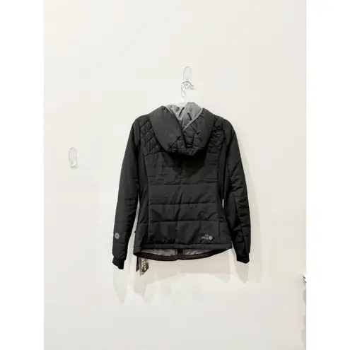 NWT Icewear Gunnur Padded Water Water Repellent Quilted Jacket Black Women's XS