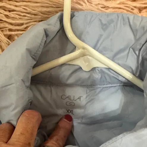 CALIA by Carrie Underwood Light Blue Women's Vest Size XXL