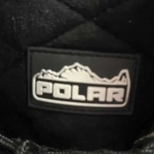 Polar Winter Snow Boots Women's US 8 EU 39 Black Faux Fur Lace