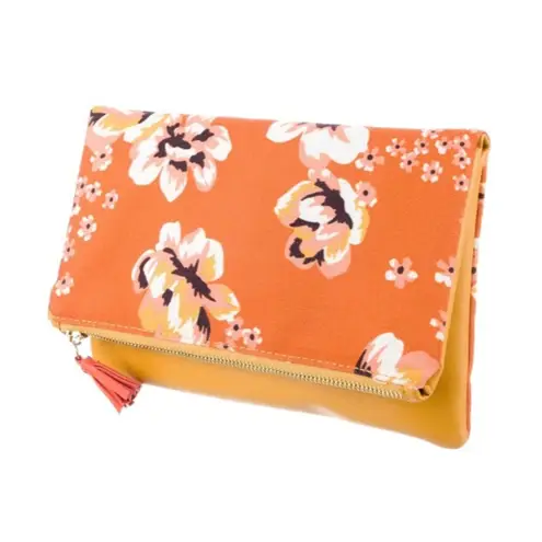 Rachel Pally Zahara Reversible Floral Print Fold-over Clutch