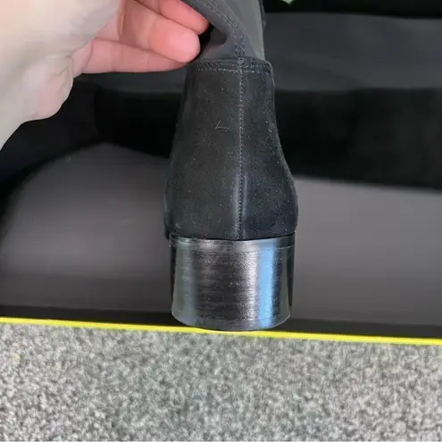 Catherine Malandrino Sz 7.5 Black Suede over the Knee Boots