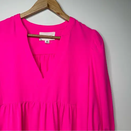 Tuckernuck/Pomander Place Electric Pink Crepe Kenzo Dress Size XS