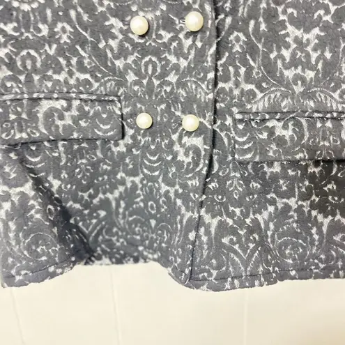 Free Press CLOTHING Black /White Blazer Size S EUC