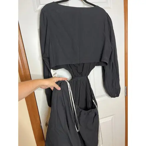 Arula NEW Black Open Back Cut Out Sides Mini Dress Their Size B Plus Size 18/20