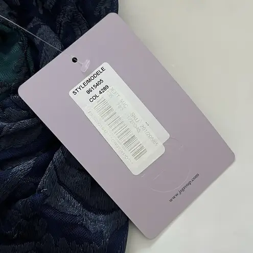 JS Collections JS Collection Celeste Knee length Navy kelly green lace dress Sz 4 Cocktail Lady