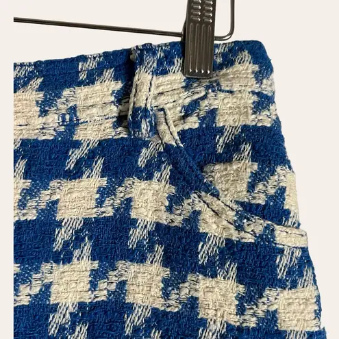 Sandro Sixtine Houndstooth Flounce Mini Skirt Size 6