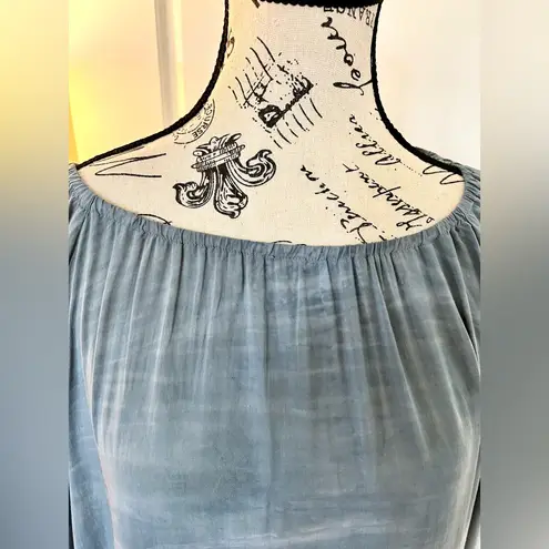 Johnny Was Pete & Greta Ombre Rayon Tunic Blue Yellow Boho Resortwear Sz S 💛