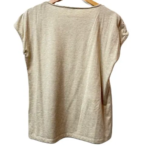 Rose + Olive Women’s Cap Sleeve Embroidered Tops Size Medium