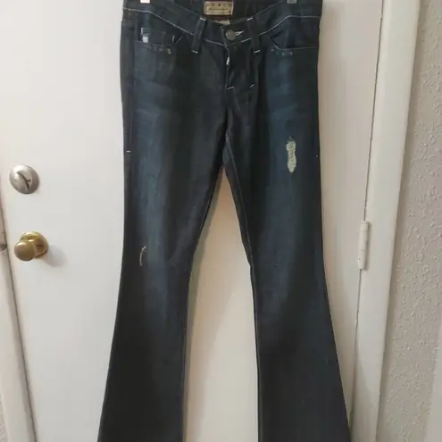 William Rast Daisy Super Flare Blue Jean Size 26 Justin Timberlake