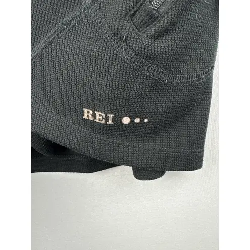 REI Womens Black 1/4 Zip Pullover Jacket S Polyester Canada