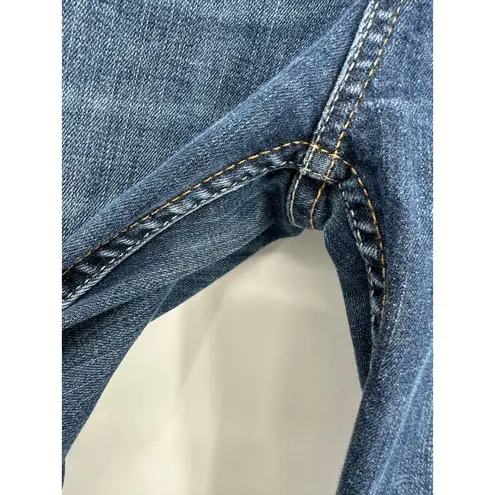 BKE Denim Kate Straight Leg Dark Wash Blue Denim Jeans Women's Size 25 x 29.5