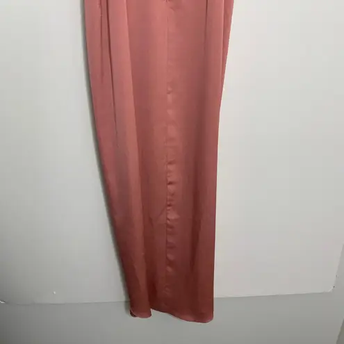 Shona joy Luxe Cocktail Frill Midi Dress Rose Women's US 4 Small