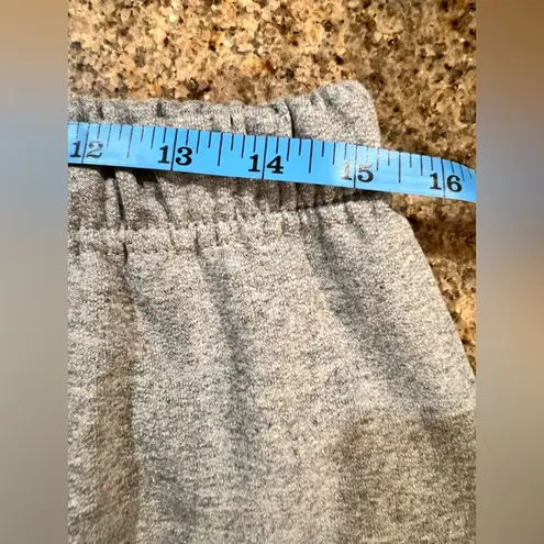 Nomad Heather Grey Sweatpants joggers drawstring & graphic to legs NWOT