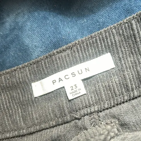 PacSun  Black Corduroy Mini Skirt Size 23
