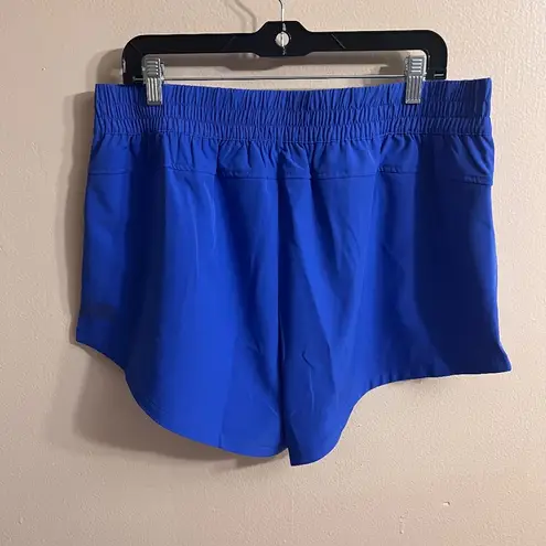 UGG Gracelynn Women's Athletic Logo Shorts in Azul Blue Size XL NEW