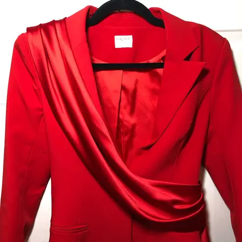 Red Miss Circle Vandra Blazer and Suit Pant Set Size M Size M