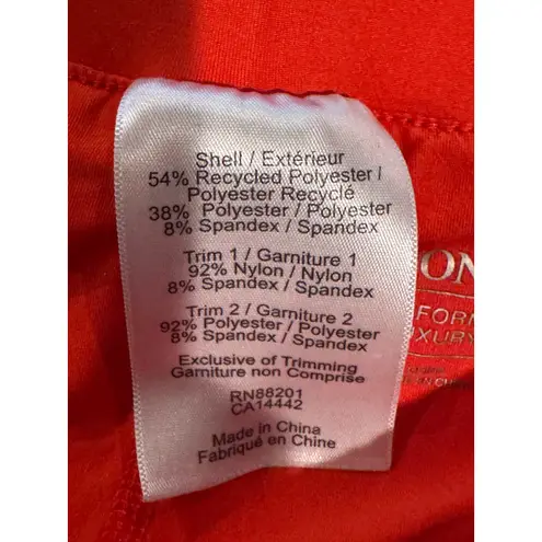 Mondetta Red Athletic Shorts Women's M Performance Luxury Drawstring Pockets