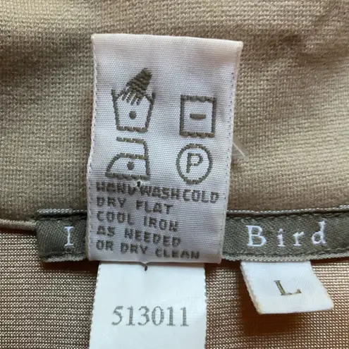 Isabella Bird Anthropologie Button Up Long Sleeve Pockets Knit Trench Coat Sz L Tan Size L