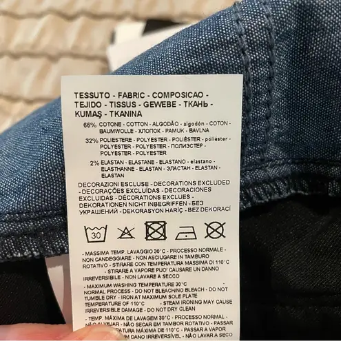 Emporio Armani 5 Pockets Pant Skinny Jeans Black 24 NWT Stretch Designer Luxury