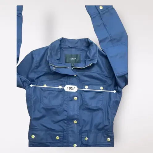 J.Crew Navy Blue Downtown Field Utility Jacket Size S