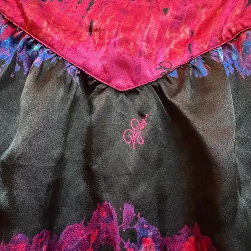 Baby Phat Dress Tie Dye Sleeveless Party Cocktail Dress S Y2K Logo