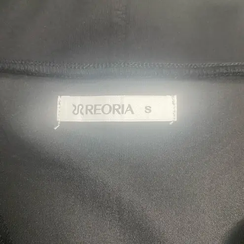 REORIA Women’s Two piece Sweatshirt Sweatpants Lounge Wear Black Size Small