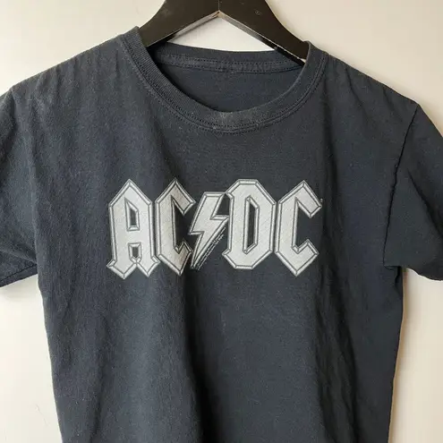 2017 ACDC T Shirt Womens Black Extra Small XS Graphic Tee